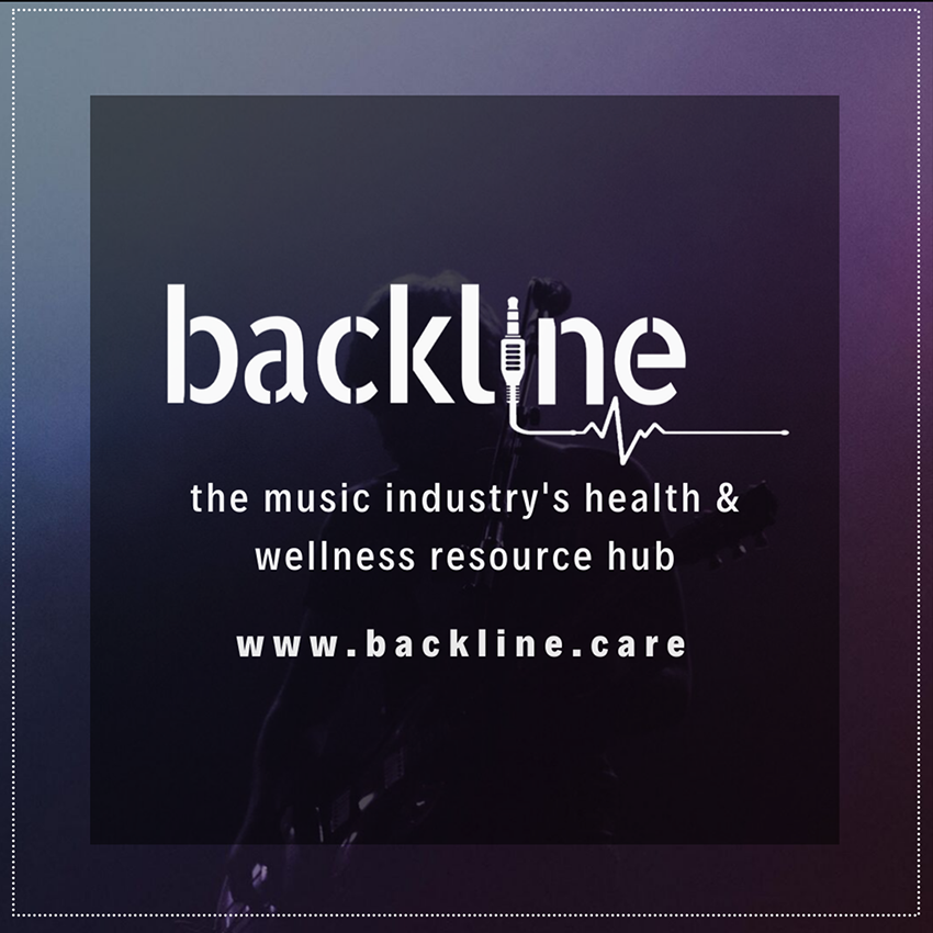 backline - the music industry's health & wellness resource hub.